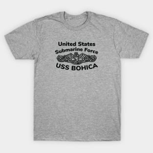 U.S. Submarine Force USS BOHICA Blk T-Shirt